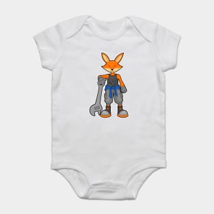 Fox as Mechanic with Spanner Baby Bodysuit